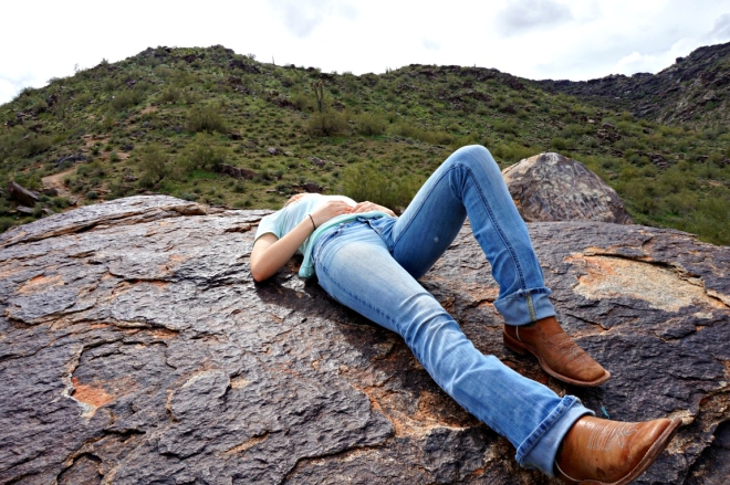 relaxing-on-a-rock